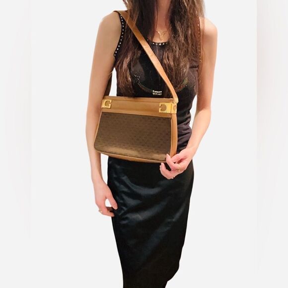 Gucci brown horsebit gg canvas should bag - Picture 16 of 16